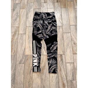 NEW PINK Victoria's Secret women's small high-waist legging pockets mesh panels